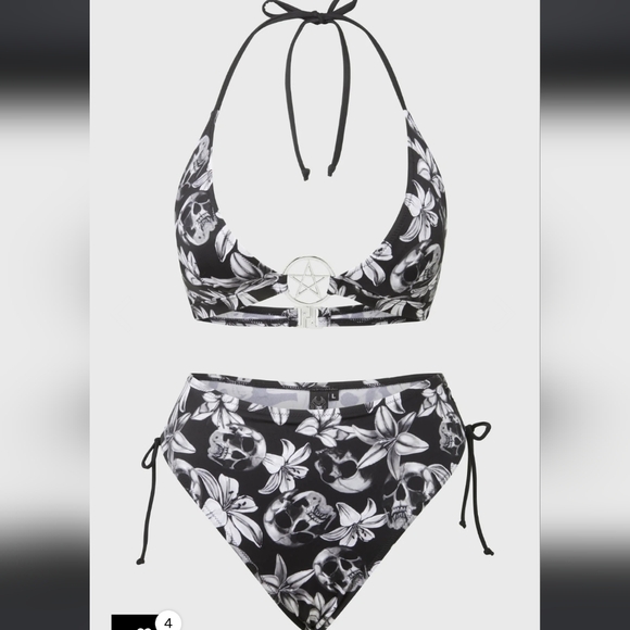 NWT Killstar Harlette's Revenge Bikini. Sizes XS and S. - Picture 4 of 11